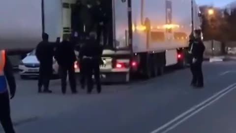 A whole truckload of illegal migrants were filmed entering the UK…