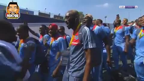 The Congo national team in the African Nations Championship in Egypt 2019