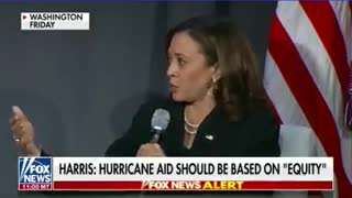 Kamala Harris calls for ‘equity’ in hurricane aid