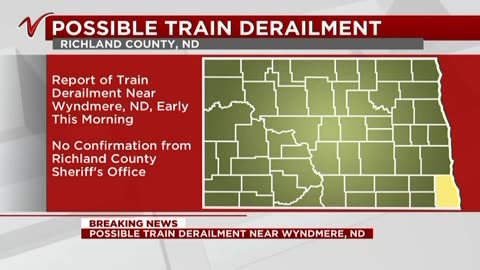 Train derailment in ND