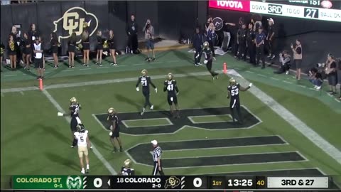 #18 Colorado vs Colorado State Highlights | College Football Week 3 | 2023 College Football