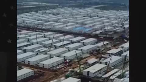 Guangzhou city is being built It has 90,000 isolation Pods aka camps