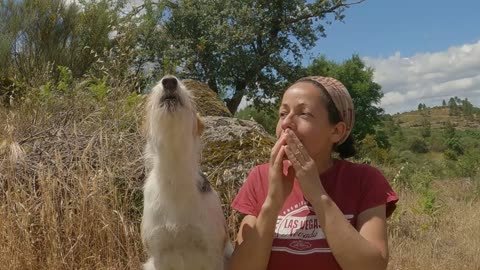 Molly the Singing Dog