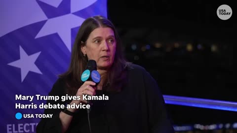 Mary Trump, niece of Donald, lends debate advice to Kamala Harris | USA TODAY