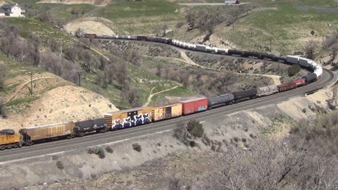 Kenosha, WI CP and UP Trains (6 02)