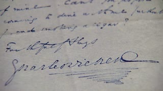 Charles Dickens letter to be auctioned in London