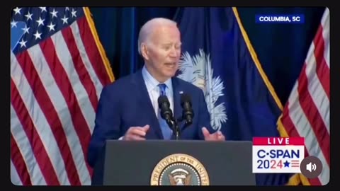 Biden refers to Trump as "The Sitting President"