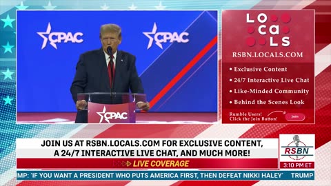 FULL SPEECH: President Donald J. Trump Addresses CPAC in DC 2024 - 2/24/24