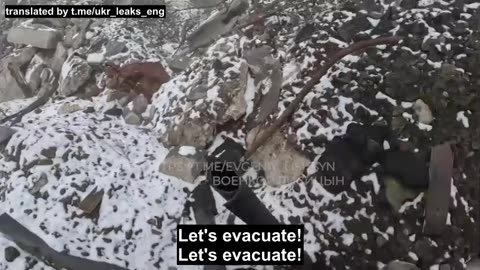 Footage of the evacuation of an abandoned wounded AFU soldier