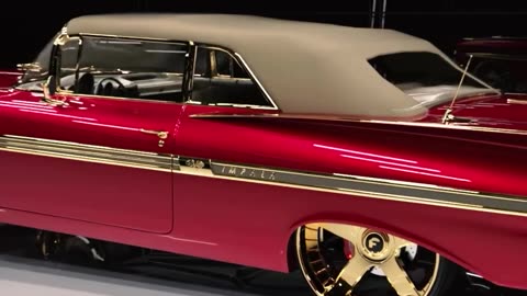 Super Candy Cranberry Metallic 1959 Chevrolet impala on