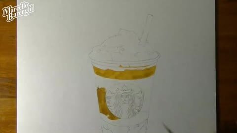 Draw A Picture Of A Starbucks Drink