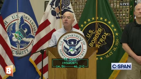 MOMENTS AGO: DHS Sec. Alejandro Mayorkas Delivering Remarks from the U.S. Southern Border...