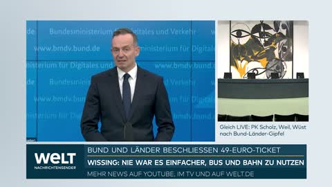 49-EURO-TICKET: Reform wird so schnell wie technisch möglich kommen" – Wissing | WELT Dokument