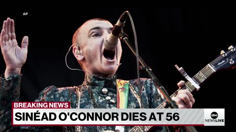 Acclaimed Irish singer Sinéad O'Connor dies at 56