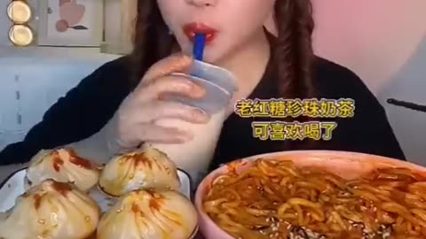 eating challenge 4🍗4🥟2kg🍝🔥 #asmr #eating #noodles #chicken #dumplings #food #shrots