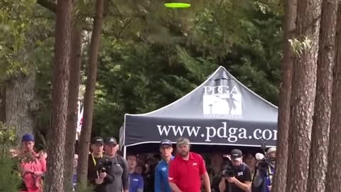 Nathan Queen, Amazing Disc Golf Drive during United States Disc Golf Championship! 🥏😎