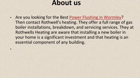 Best Power Flushing in Wormley.