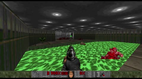 Brutal Doom - Knee-Deep in the Dead - Hard Realism - Pistol Start - Phobos Lab (E1M5)