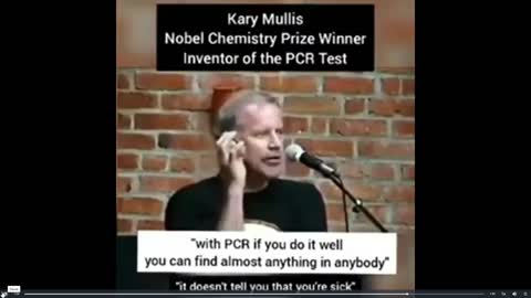 Kary Mullis-with PCR if you do it well you can find almost anything in anybody -prior to August 2019