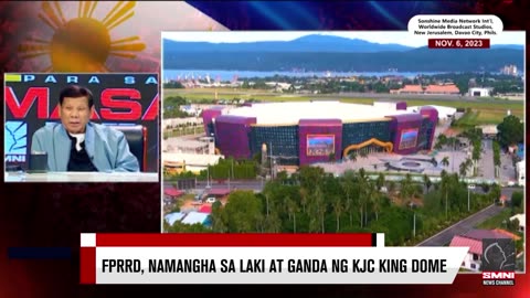 FPRRD, namangha sa laki at ganda ng KJC King Dome