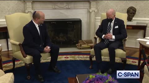 Joe Biden falls asleep during meeting with Izrael PM