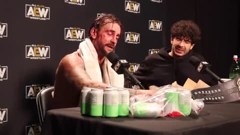 CM Punk Speaks at AEW's All-Out 2022 Media-Scrum