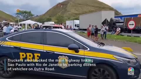 Brazilian Truckers Create Multiple Blockades In Support Of Bolsonaro