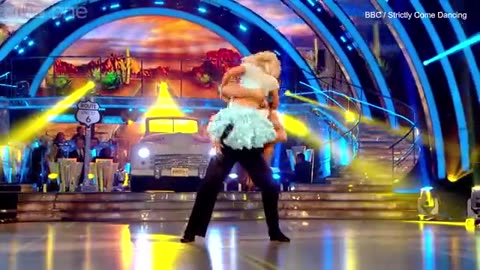 2013: Ben Cohen and Kristina Rihanoff dance salsa on Strictly