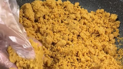 Besan ke Laddoo with ASMR Cooking sound recipe