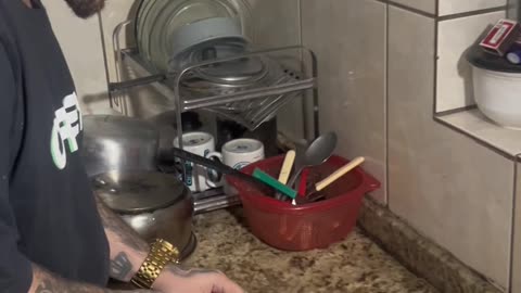 Bird Flies Out of Pot