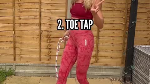 Fun footwork to try 💃🏼 #jumprope #footwork #tutorial