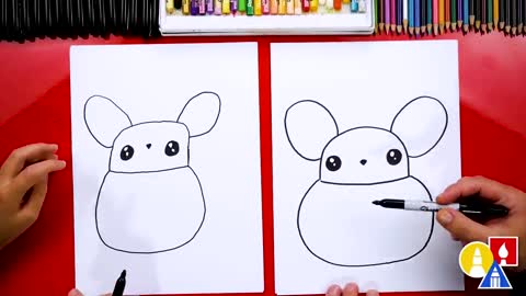 How To Draw A Halloween Mouse