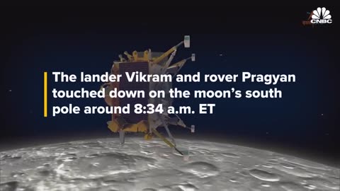 India become the first country who successfully landed on the moon South pole