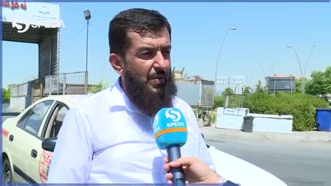 Taxi driver in Erbil: Installation of smart meters is another difficulty for taxi drivers