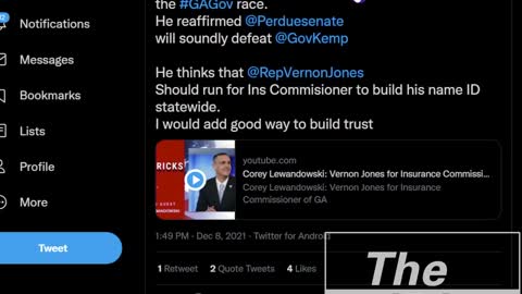 DT Asks Vernon Jones To Run For Insurance Commissioner Instead of Governor