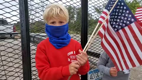 Young Child Sings National Anthem