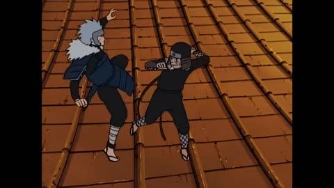 First, second hokage VS Third hokage fight