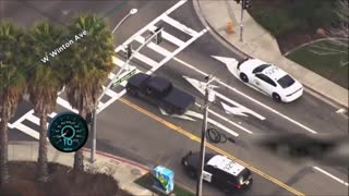 Perfect PIT Move Ends Police Chase Of Pick Up Truck