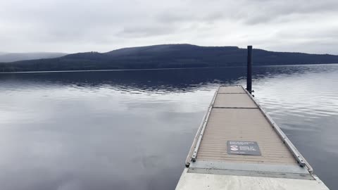 Boat Dock of Hood View Campground – Timothy Lake – Mount Hood – Oregon – 4K