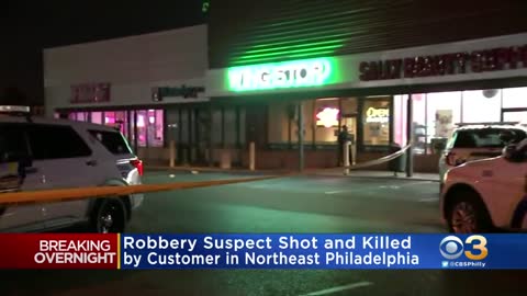 Suspected Robber Shot, Killed By Customer In Northeast Philadelphia WingStop Restaurant, Police Say