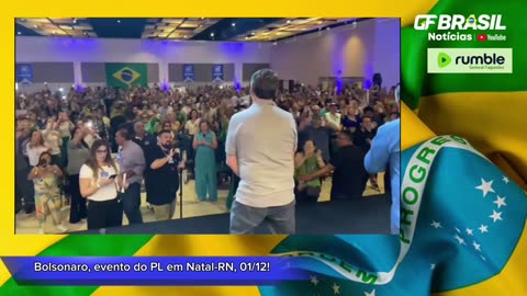 Evento do PL em Natal-RN lotado, Bolsonaro presente. Depois, à noite, foi ao restaurante. Vejam!