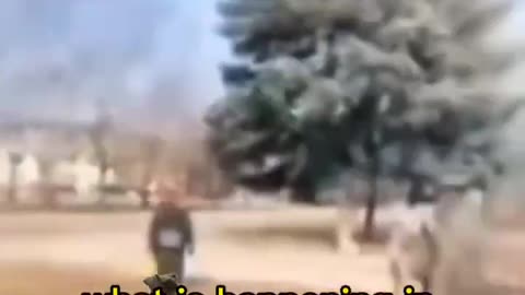 Ukrainian soldiers grabs a Ukrainian man walking by in Kramatorsk and abduct him.