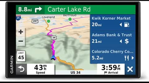 Review: Garmin DriveSmart 65, Built-In Voice-Controlled GPS Navigator with 6.95” High-Res Displ...