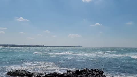 Beautiful sea trip to Jeju Island