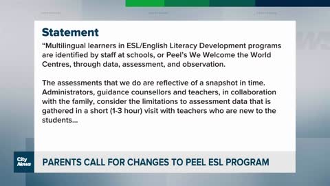 Parents call for changes to ESL program