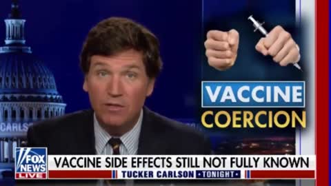 "that's more than double the numbers of deaths in one tenth of the time" Tucker Carlson