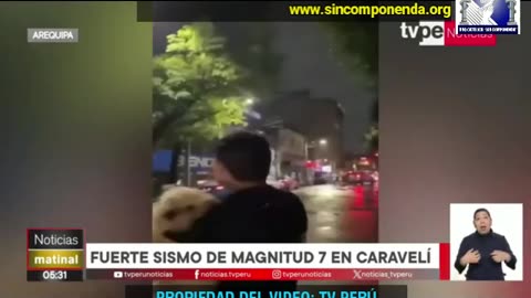 IMAGENES DEL SISMO EN AREQUIPA