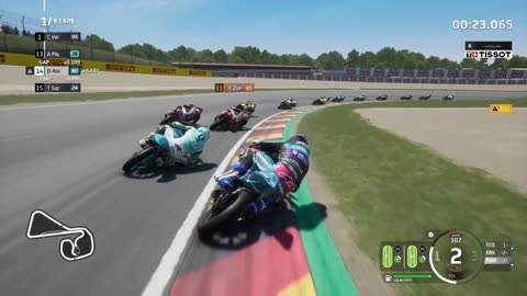 Sachsenring opening Lap