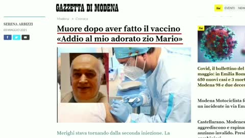 Bruno Vespa dice bugie clamorose sui morti da vaccini oltre 60 anni.