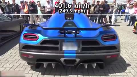 Top 10 most fastest car in the world